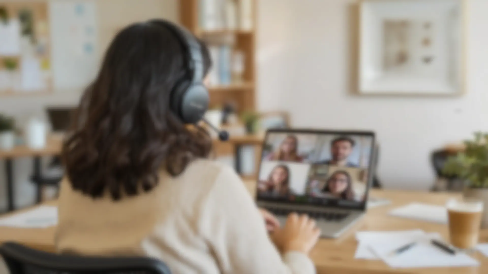 Professora Paula em aula online